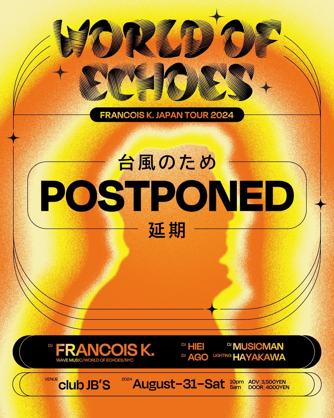 FRANCOIS K. JAPAN TOUR 2024 “WORLD OF ECHOES”