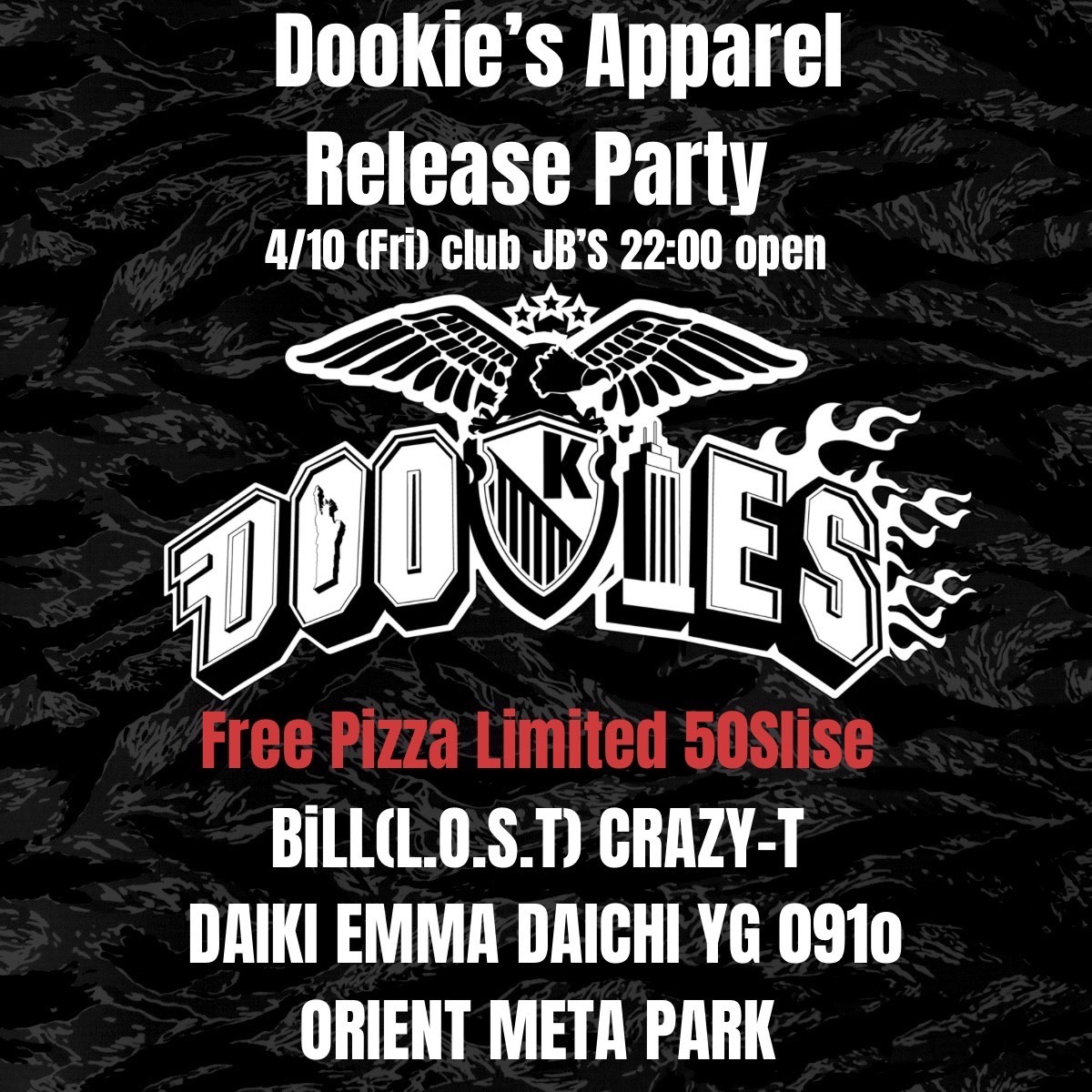 Dookie’s -Apparel Release Party-